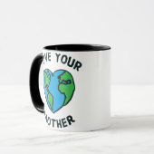 Mug Aimez Votre Mère Terre Cœur (Devant gauche)