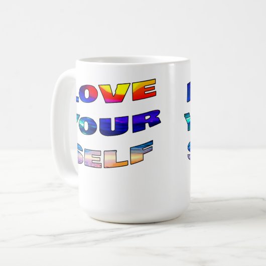 Mug Aimez votre moi - (Devant gauche)