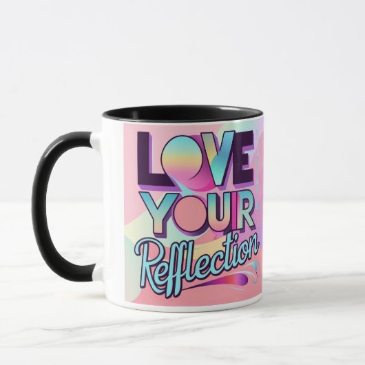 Mug Aimez votre réflexion (Gauche)