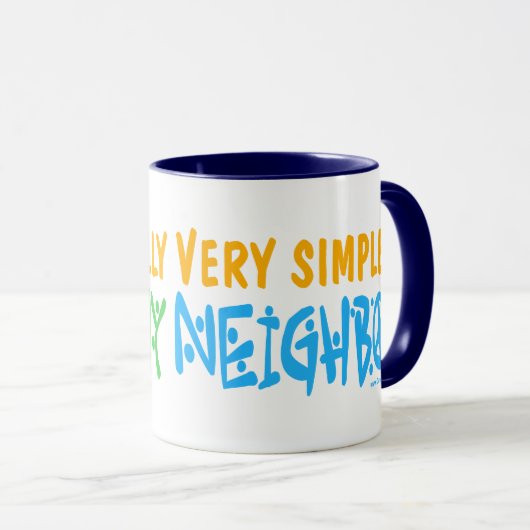 Mug Aimez votre voisin (Devant droit)