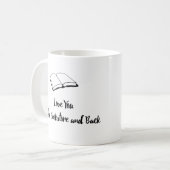 Mug Aimez-vous à la librairie et au dos (Devant gauche)