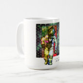 Mug Aimez-vous à l'astronaute de la Lune Dessiner l'es (Devant gauche)