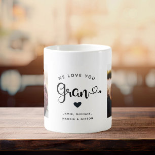 Mug Aimez-vous Gran Hearts Personnalisé Deux Photo ten