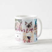 Mug Aimez-vous grand-mère | Calligraphie cadeau photo  (Devant droit)