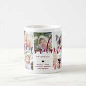 Mug Aimez-vous grand-mère | Calligraphie cadeau photo  (Centre)