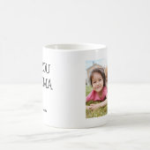 Mug Aimez-vous grand-mère | Texte manuscrit photo (Centre)