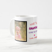 Mug Aimez-vous Grand-mère Vous êtes la meilleure photo (Devant gauche)