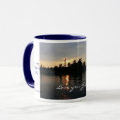 Mug Aimez-vous grand-papa ! - Coucher du soleil à (Devant gauche)