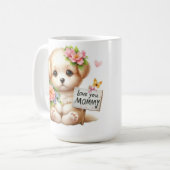 Mug "Aimez-vous maman - Un hommage sincère" (Devant gauche)