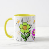 Mug aimez-vous-même Visage Smiley Drôle Design Cool (Gauche)