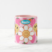 Mug aimez-vous-même Visage Souriant Drôle Design Cool (Centre)