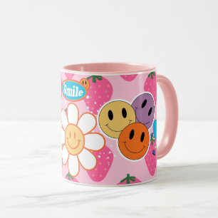 Mug aimez-vous-même Visage Souriant Drôle Design Cool