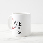 Mug Aimez-vous nom de coutume de SIS (Devant gauche)