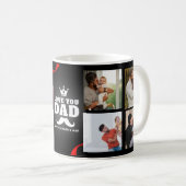 Mug Aimez-vous papa fête des pères heureuse (Devant droit)