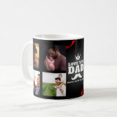 Mug Aimez-vous papa fête des pères heureuse (Devant gauche)