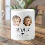 Mug Aimez-vous PÈRE Personnalisé Photo Visage Personna<br><div class="desc">Montrez à votre père ce qu'il veut dire pour vous avec cette tasse personnalisée "Love You DAD". Doté d'une photo de votre choix, ce cadeau réfléchi et chaleureux est parfait pour n'importe quelle occasion, que ce soit pour la Fête des pères, son anniversaire, ou juste pour la raison. La tasse...</div>