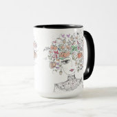 Mug Aimez-vous - un latte (Devant droit)