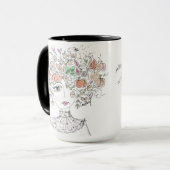 Mug Aimez-vous - un latte (Devant gauche)