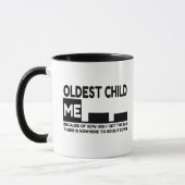 Mug Aîné de trois enfants plaisanter (Gauche)
