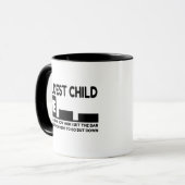 Mug Aîné de trois enfants plaisanter (Devant gauche)
