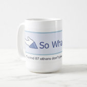 Mug Ainsi ce qui ? (Bouton de Facebook) (Devant gauche)