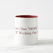 Mug Ainsi comment est que le rouge de 15oz de "ESPOIR" (Centre)