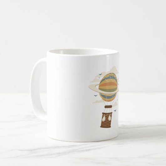 Mug Air Baloon Saturn Art (Devant gauche)