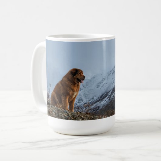 Mug Air de montagne avec Saphir (Devant gauche)