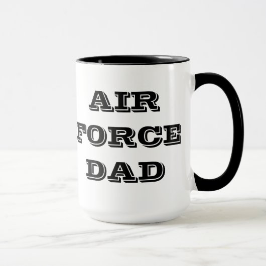 Mug Air Force Dad Mok (Rechts)