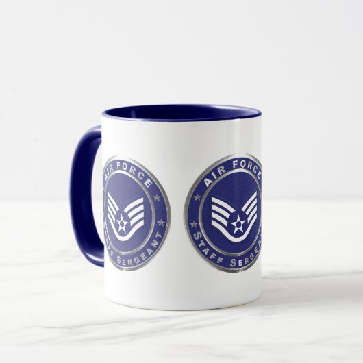 Mug Air Force Staff Sergeant SSgt (Devant gauche)