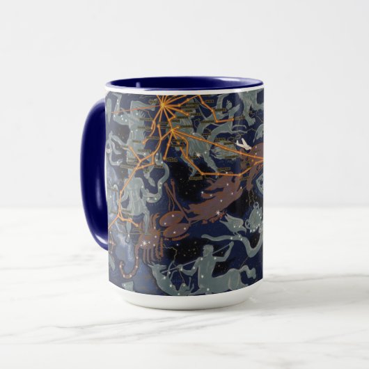 Mug Air France : De nuit et de jour dans tous les ciel (Devant gauche)