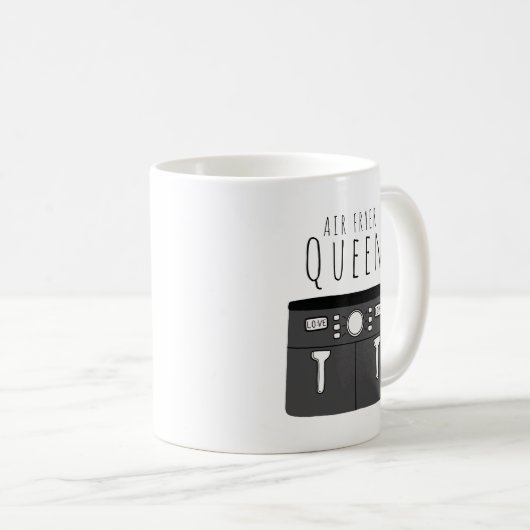 Mug Air Fryer Queen (Devant droit)