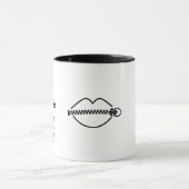 Mug "Air Plane Mode On" citation drôle Silence Design (Centre)