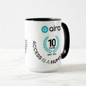 Mug Aira 10e anniversaire (Devant droit)