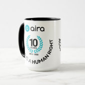 Mug Aira 10e anniversaire (Devant gauche)