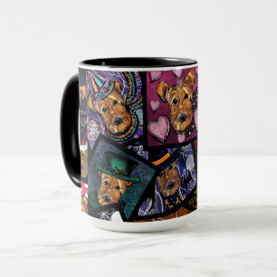 MUG AIRDALE TERRIER
