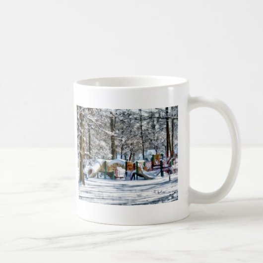 Mug Aire de jeu hivernale (Droite)