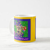 Mug Airedale d'anniversaire (Devant gauche)