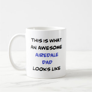 Mug airedale papa, génial