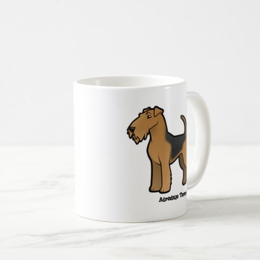 Mug airedale terrier (Devant droit)
