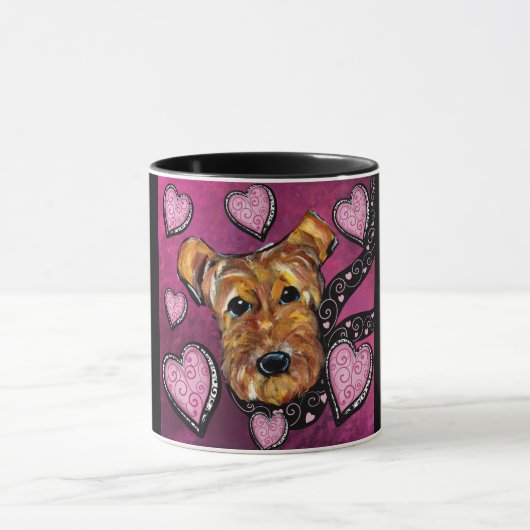 MUG AIREDALE TERRIER (Centre)