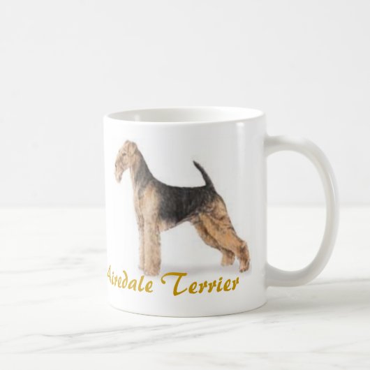 Mug Airedale Terrier, amoureux des chiens en abondance (Droite)