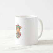 Mug Airedale Terrier dans le casquette de Noël (Devant droit)