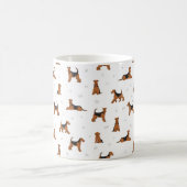 Mug Airedale terrier dog (Centre)
