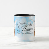 Mug Airedale Terrier Dog Heaven Personalized Memorial (Centre)