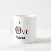 Mug Airedale Terrier I Love (Devant gauche)