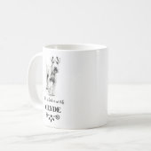 Mug Airedale Terrier Life est meilleur Nom de chien pe (Devant gauche)