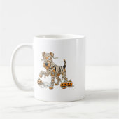 Mug Airedale Terrier maman Citrouille Halloween Kids M (Gauche)
