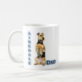 Mug Airedale Terrier Papa 4 (Gauche)