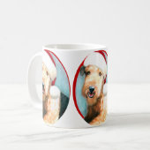 Mug Airedale Terrier Père Noël (Devant gauche)